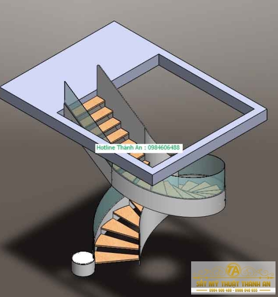 Top mẫu Cầu Thang kính thép tấm tại TP. Hồ Chí Minh năm 2023