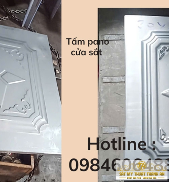 Tấm Pano Cửa Sắt - Mẫu và Báo Giá